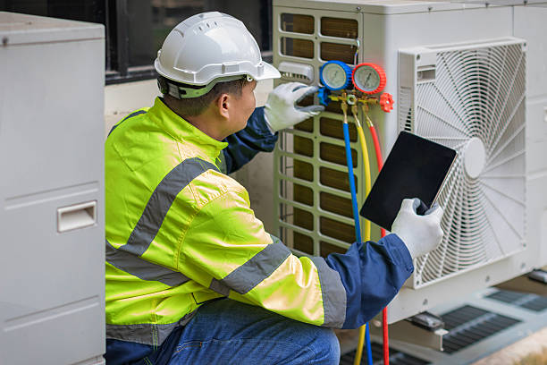 Professional Hvac technician working in Cedar Grove, NC